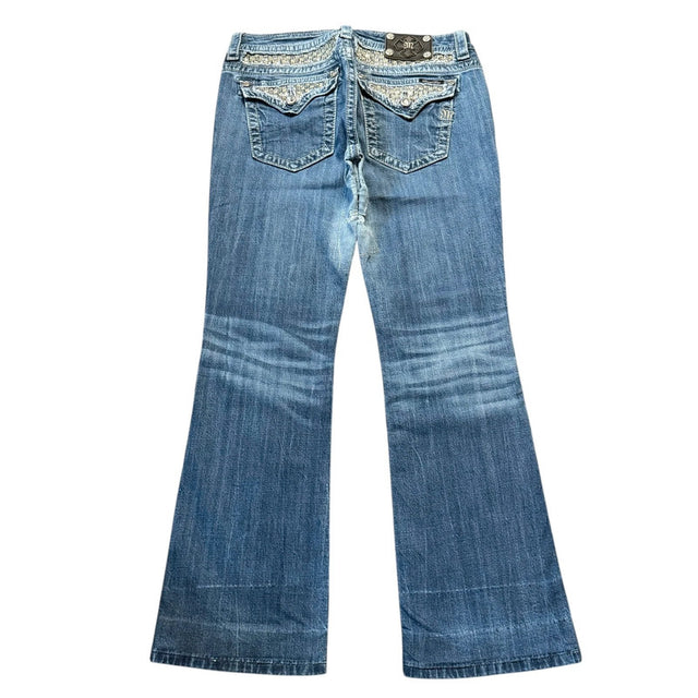 Miss me flared/bootcut low waist women designer jeans(w31)