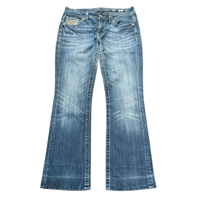 Miss me flared/bootcut low waist women designer jeans(w31)