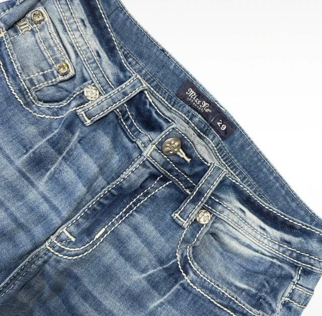 Miss me bootcut low waist women designer jeans(w29)