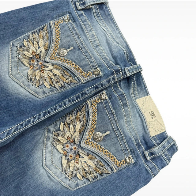 Miss me bootcut low waist women designer jeans(w29)