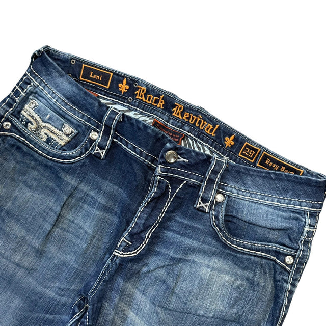 Rock Revival bootcut low waist women designer jeans(w29)