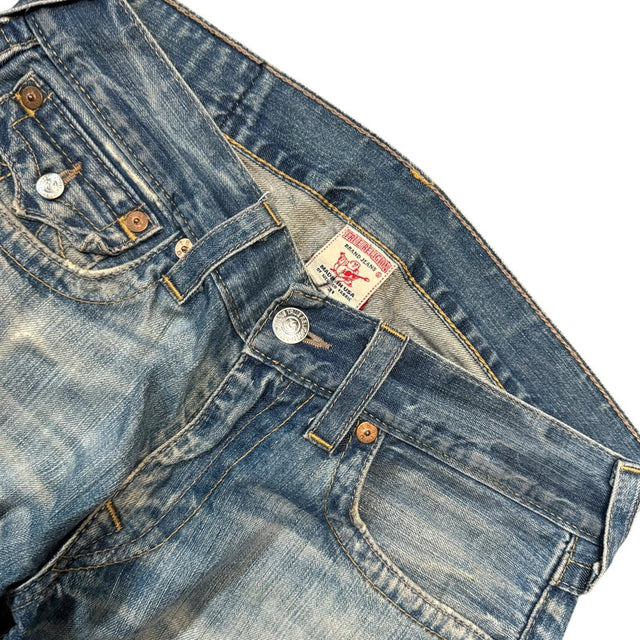 True religion baggy/stright leg unisex designer jeans(w31