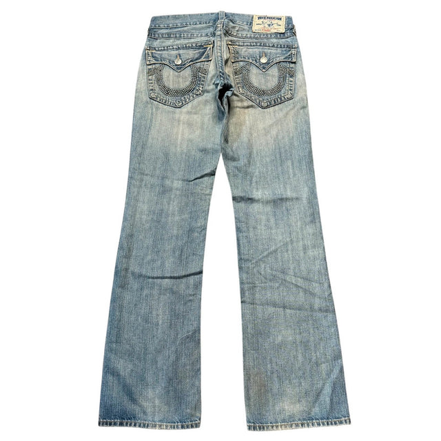 True religion baggy/stright leg unisex designer jeans(w31