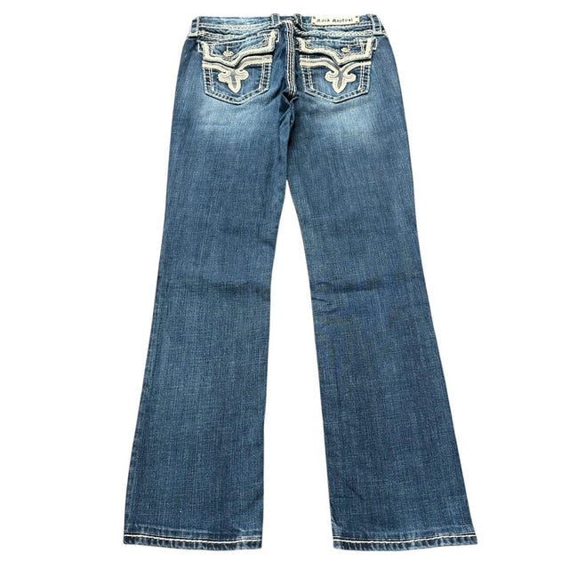 Rock Revival straight leg low waist women designer jeans(w29)