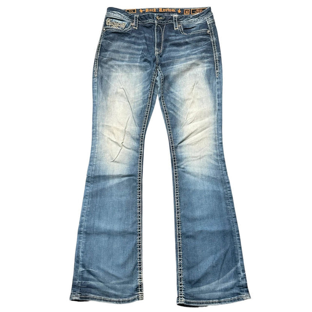 Rock Revival flared/bootcut women designer jeans(w32)