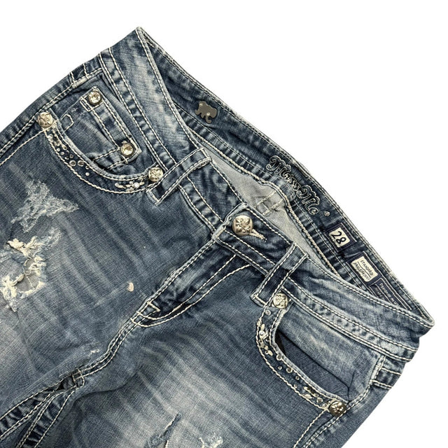 Miss me low waist women designer skinny jeans(w28)