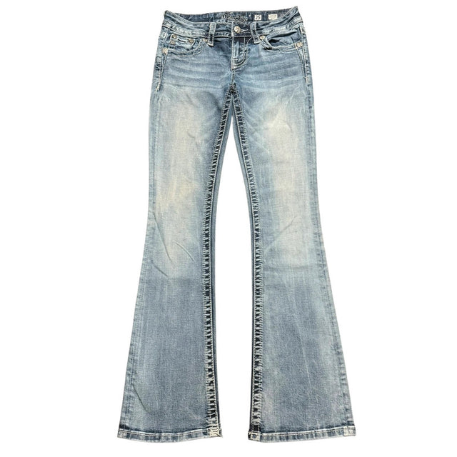 Miss me flared/bootcut low waist women designer jeans(w25)