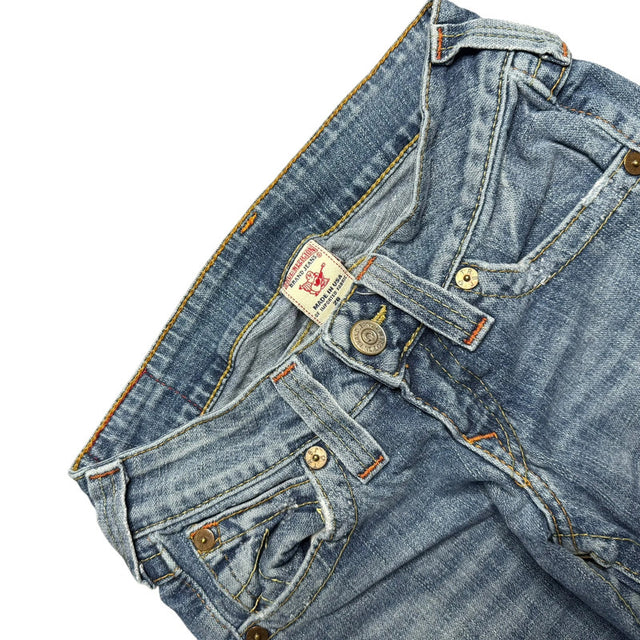 True Religion straight leg low waist women designer Jeans(w26)