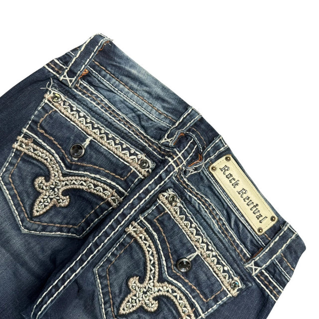 Miss me low waist designer women slim fit jeans(w28)