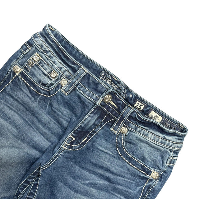 Miss me low waist designer women skinny jeans(w25)