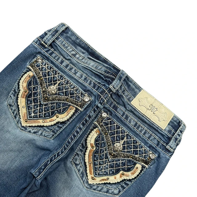 Miss me low waist designer women skinny jeans(w25)