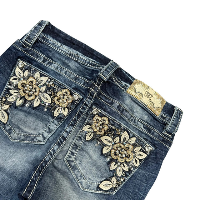 Miss me low waist designer women skinny jeans(w26)