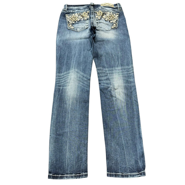 Miss me low waist designer women skinny jeans(w26)