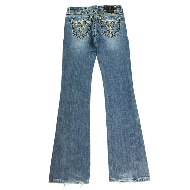 Miss me flared/bootcut low waist women designer jeans(w26)