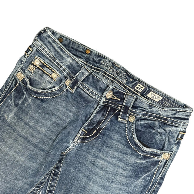 Miss me flared/bootcut low waist women designer jeans(w26)