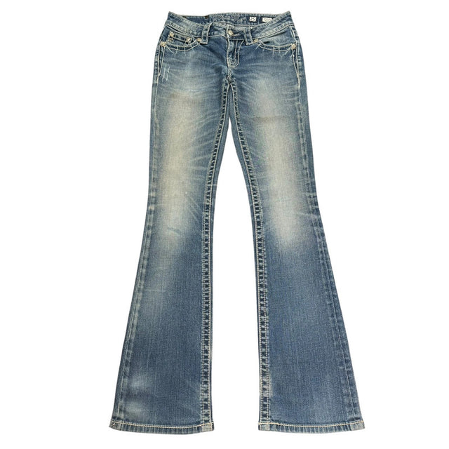 Miss me flared/bootcut low waist women designer jeans(w25)