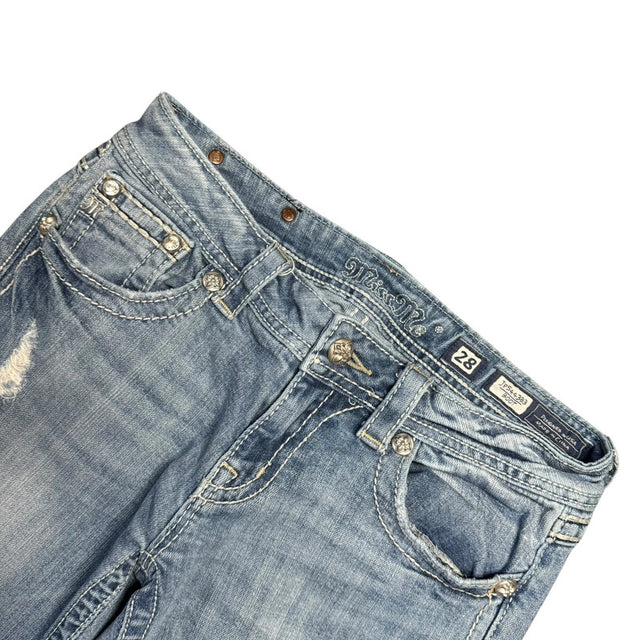 Miss me flared/bootcut low waist women designer Jeans(w28)