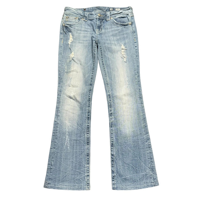 Miss me flared/bootcut low waist women designer Jeans(w28)