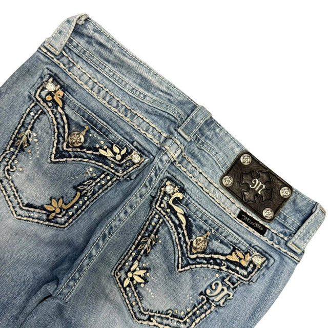 Miss me flared/bootcut low waist women designer Jeans(w28)