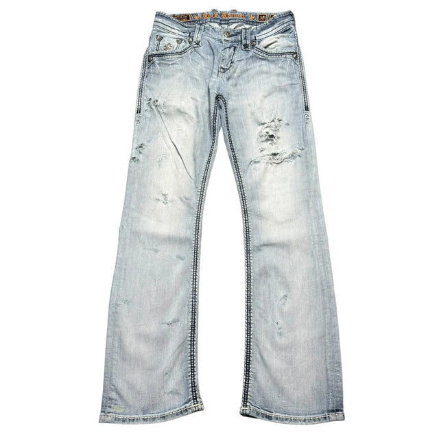 Rock revival flared/bootcut low waist women designer jeans(w30)