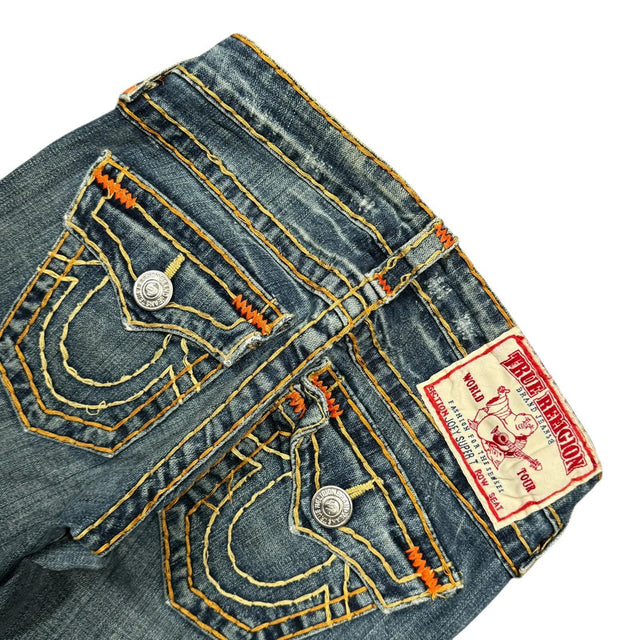 True Religion flared/bootcut low waist women designer jeans(w24)