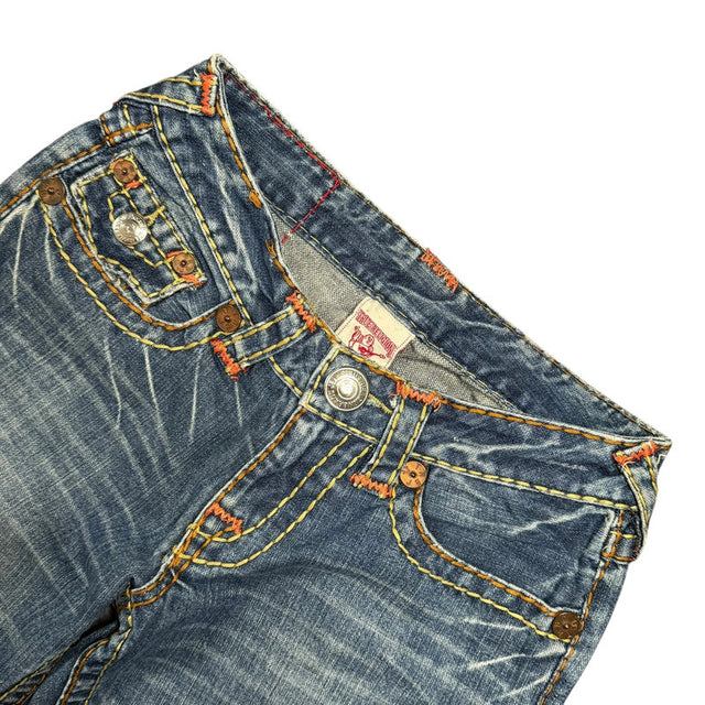 True Religion flared/bootcut low waist women designer jeans(w26)