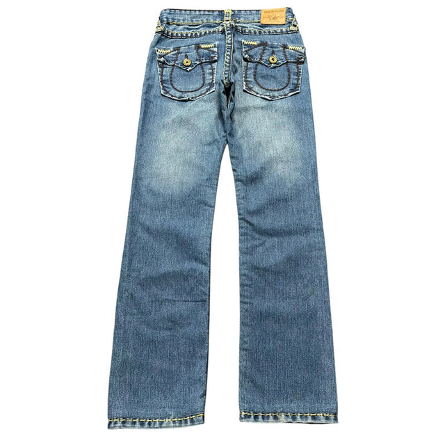 True Religion Straight leg low waist women designer jeans(w26)