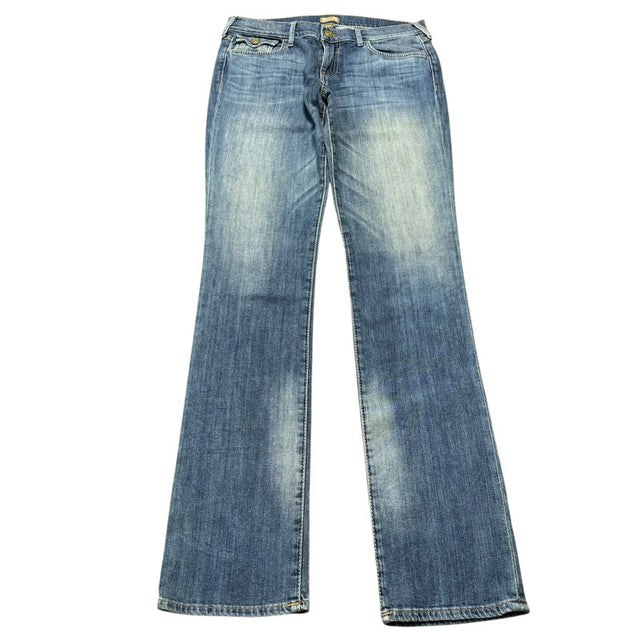 True Religion straight leg low waist women designer jeans(w29)