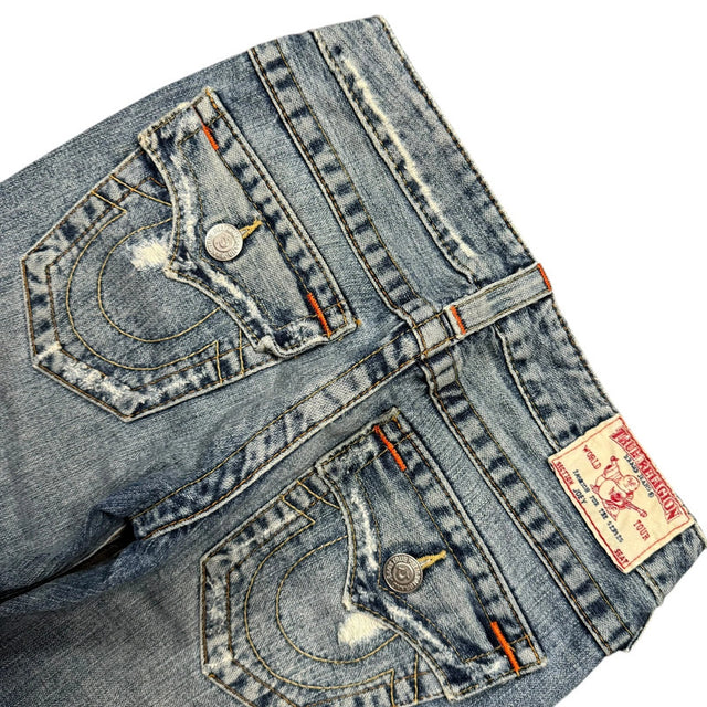 True Religion flared/bootcut low waist women designer jeans(w23)