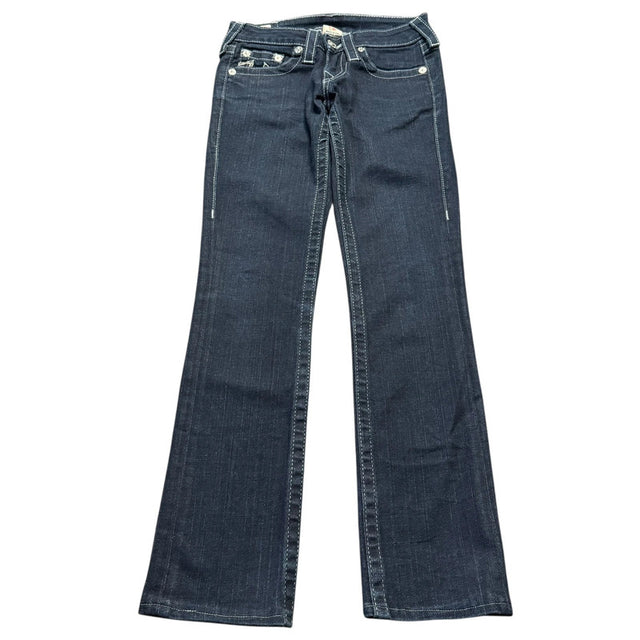 True Religion straight leg low waist women designer jeans(w24)