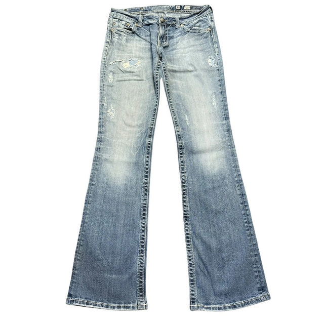 Miss me flared/bootcut low waist women designer jeans(w30)