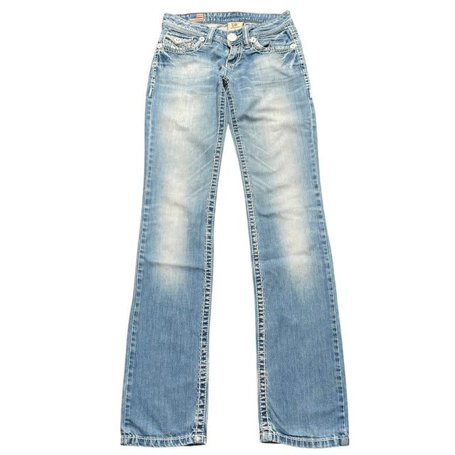 True Religion straight leg low waist women designer Jeans(w26)