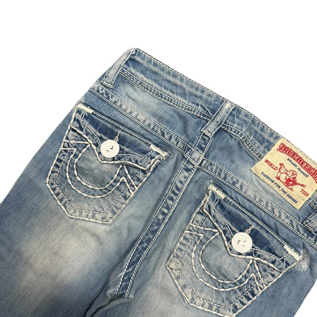 True Religion straight leg low waist women designer Jeans(w26)