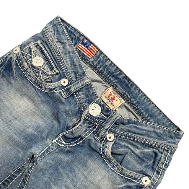 True Religion straight leg low waist women designer Jeans(w26)