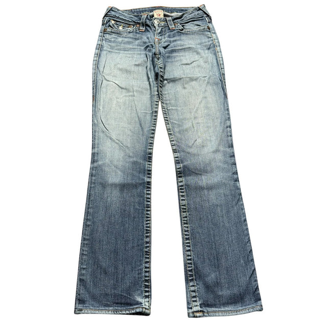 True Religion Straight leg low waist women designer jeans(w26)