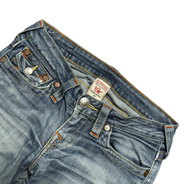 True Religion Straight leg low waist women designer jeans(w26)