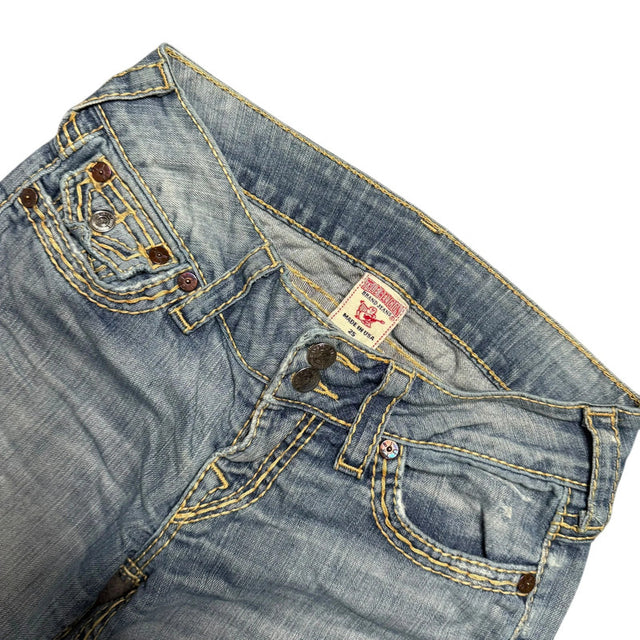 True Religion flared/bootcut low waist women designer jeans(w25)