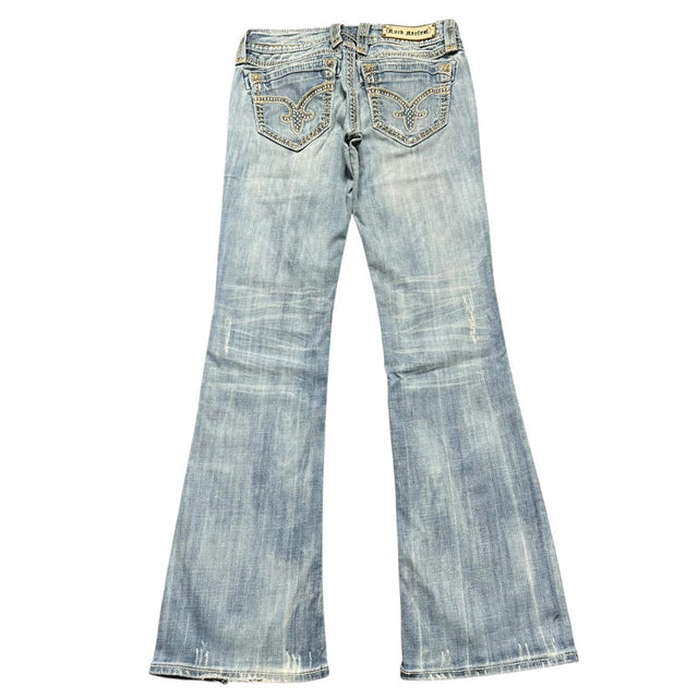 Rock Revival flared/bootcut low waist women designer jeans(w27)