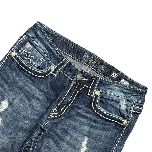 Miss me straight leg low waist women designer jeans(w29)