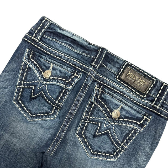 Miss me straight leg low waist women designer jeans(w29)