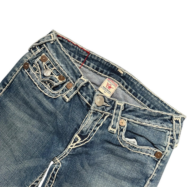 True Religion straight leg low waist Women Designer jeans(w27)