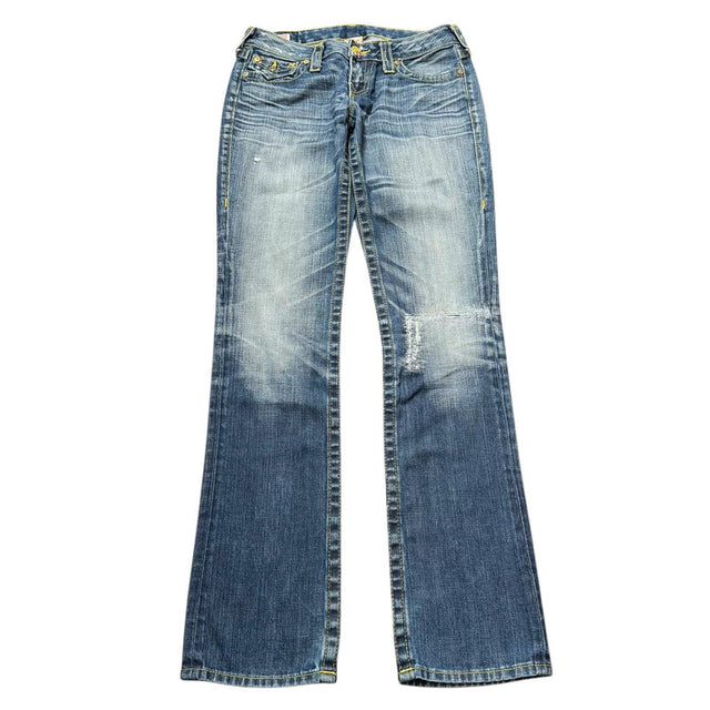 True Region straight leg low waist Women Designer Jeans(w27)