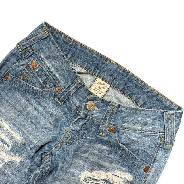 True Religion flared/bootcut low waist Women Designer jeans(w26)