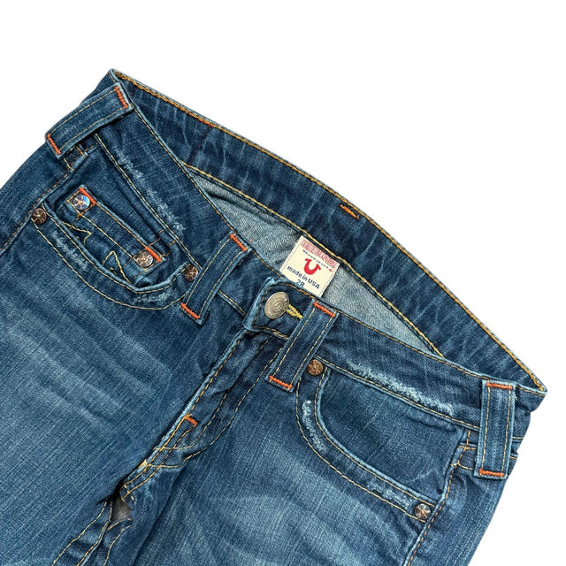 True Religion flared/bootcut low waist Women Designer jeans(w28)