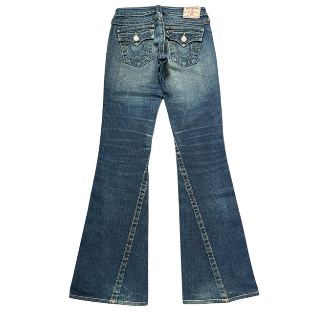 True Religion flared/bootcut low waist Women Designer jeans(w25)