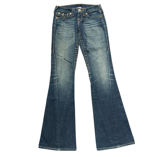 True Religion flared/bootcut low waist Women Designer jeans(w25)