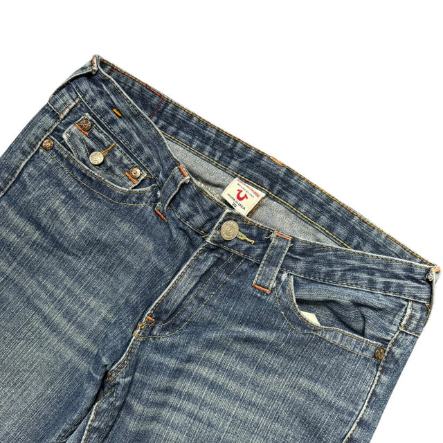 True Religion flared/bootcut low waist Women Designer jeans(w30)