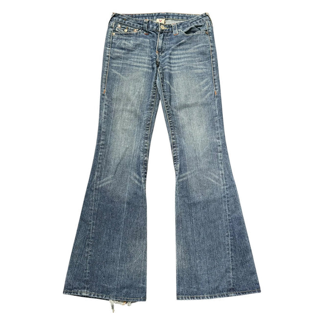 True Religion flared/bootcut low waist Women Designer jeans(w30)
