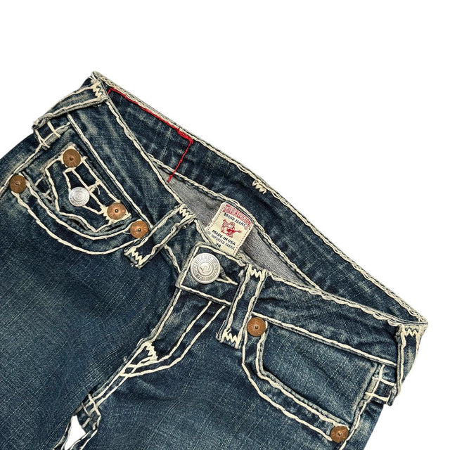 True Religion straight leg low waist Women Designer jeans(w24)