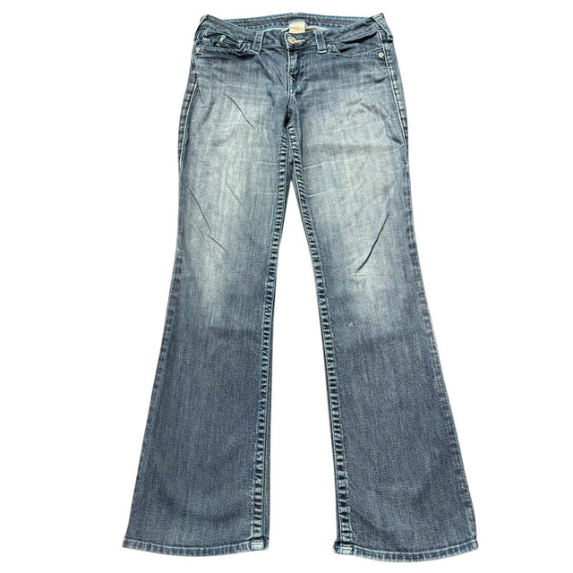 True Religion flared/bootcut low waist Women Designer jeans(w31)